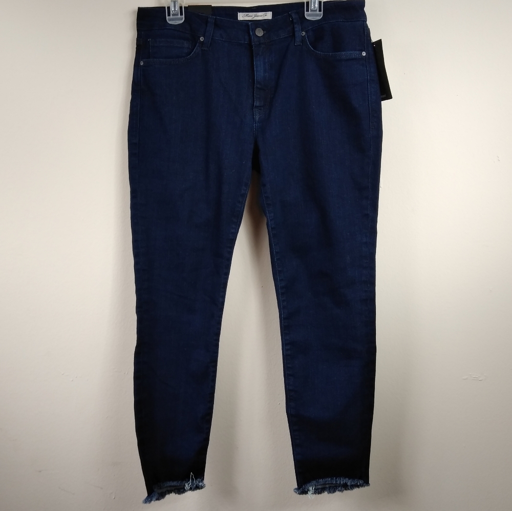 Women's 32 Mavi Adriana ankle blue jeans